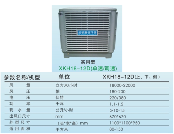冷风机参数